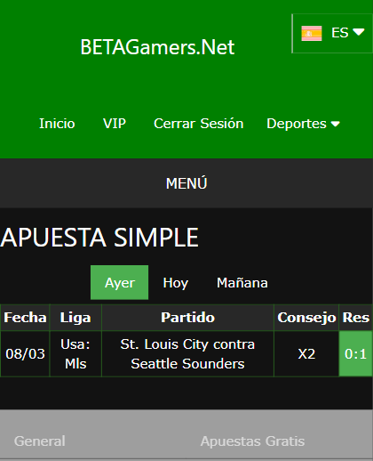 boleto de apuesta vip ganada